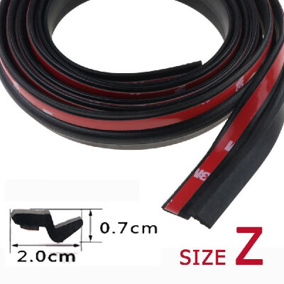 

5Meters Big D Small D Z Shape P Type Car Door Seal Strip Auto Rubber Seal Strips Waterproof Trim Dustproof Sound Insulation Weathe