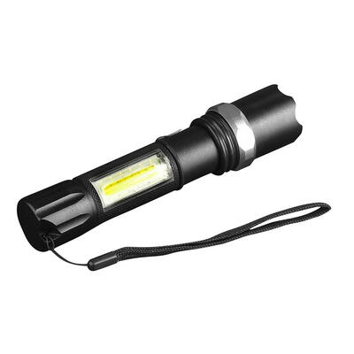 

USB Charging 3 Modes XPE LED Flashlight COB LED Work Light Zoomable Torch