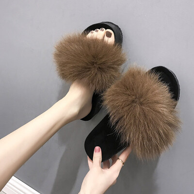 

Rose Summer Fashion Platform Shoes Open Toe Womens Casual Round Toe Slippers