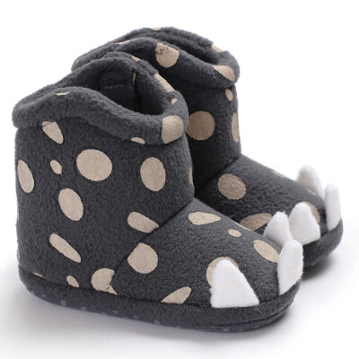 

Baby Girl Boots Brandborn Infant Shoes Dots Monster Claw Shaped Bebe Zapatos Winter Warm booties
