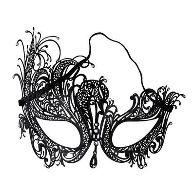 

Greensen Metal Hollow Masquerade Party Mask with Diamond Decorationgolden series phoenix 3