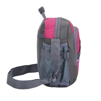 

New Unisex Nylon Crossbody Bag Waterproof Contrast Color Zipper Multi-Pockets Casual Sport Outdoor Small Shoulder Bags Handbag