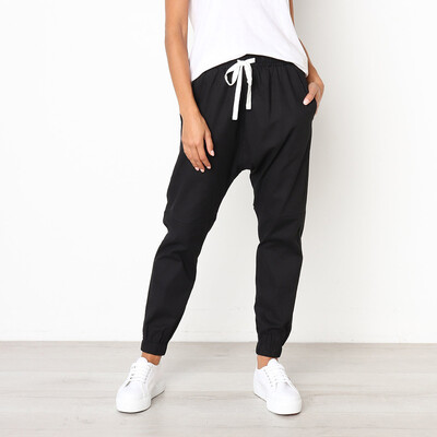 

Tailored Women Casual Solid Straight Leg Pants Waistband Bandage Mid-Waist Pants Trousers