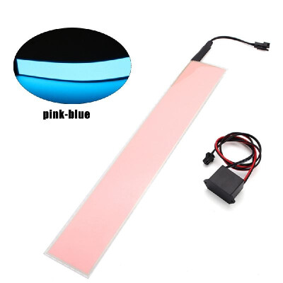 

12"x2" 12V Flexible Electroluminescent Tape EL Panel Backlight Decoratiive Light with Inverter