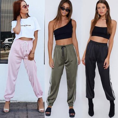 

Summer Women Sexy Pants High Waist Stretch Slim Pencil Casual Long Trousers Sz -XL