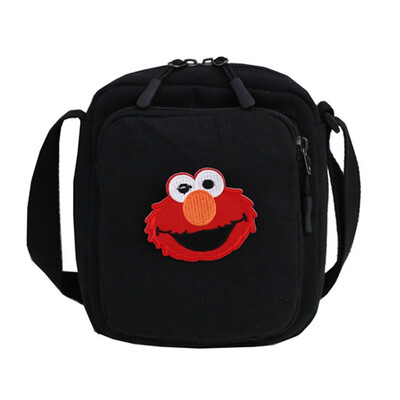 

Sailing cloth bag slung ins Super Fire Ugly adorable small bag womens bag Korean Japanese Sesame Street womens summer casual sma