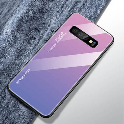 

Tempered Glass Phone Case Gradient Color Cover Coque For Samsung Galaxy A50 A70 A10 A7 S10 NOTE 7