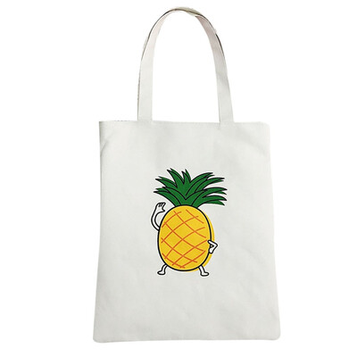 

Canvas Tote For Women Cartoon Cat Printed Shoulder Bags Cute Shopping Bags Female Large Capacity Handbag T10
