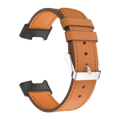 

Leather Adjustable Watch Band Bracelet Wrist Strap Belt for Fitbit Charge 3