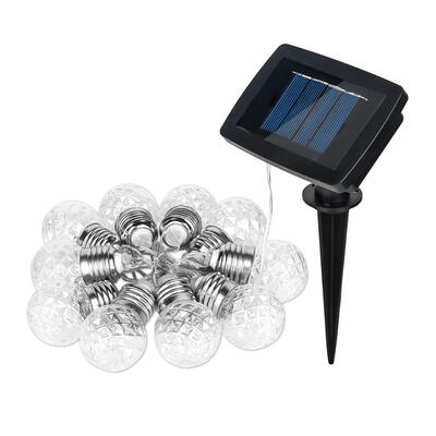 

38m Solar 10 LED Ball Fairy String Light Lamp for Garden Path Yard Decor
