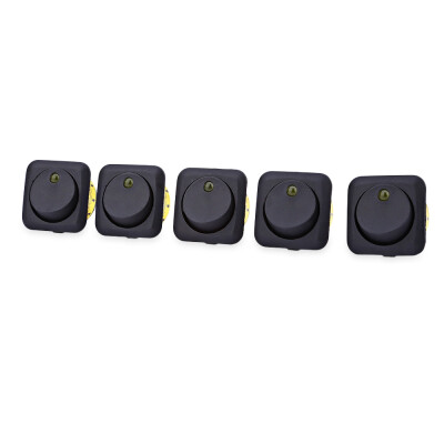 

IZTOSS 5pcs 12V Car Motorcycle LED Light Round Rocker Toggle Switch