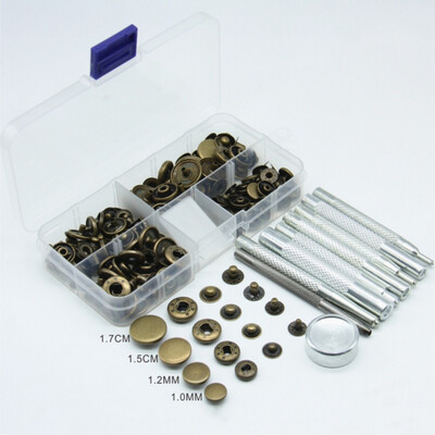 

The Four Buckle Metal Button Boxed Metal Press Pliers Tools