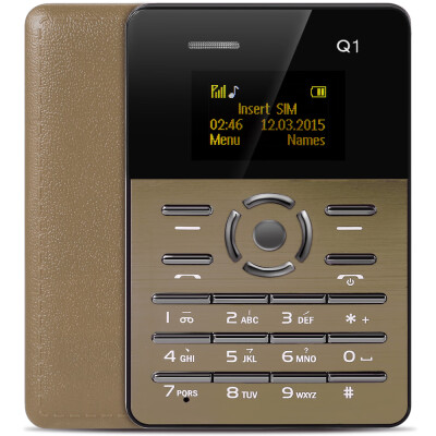 

AIEK Q1 10 inch Ultra-thin Card Phone FM Audio Player Sound Recorder Calendar Calculator