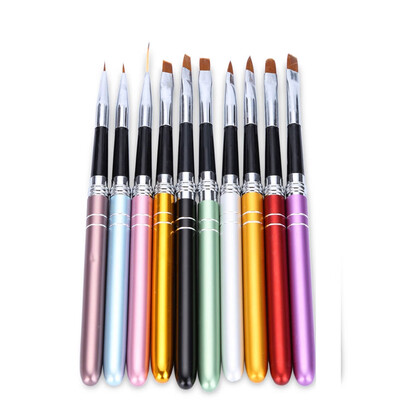 

10pcs Nail Design Brush Manicure for Painting Dot Tool Brushes