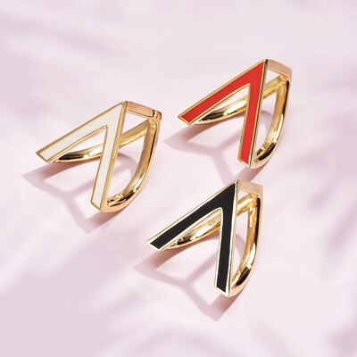 

T-shirt corner hem knot knot ring scarf buckle personality accessories fashion accessories small square scarf decoration