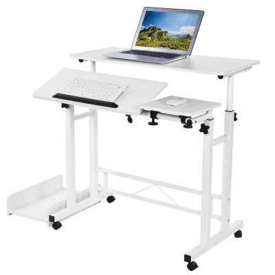 

Greensen Heavy Duty Computer Desk Multi-Fuction Desktop Computer Desk with Rotatable CastersComputer Desk Laptop Desk