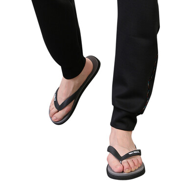 

Rose Men Fashion Outdoors Flat Heel Round Toe Flip Flops Slipper Beach Shoes