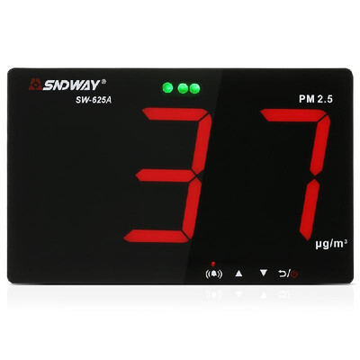 

SNDWAY PM25 Detector Wall-mounted Air Inspection Instrument Dust Monitor 96-inch Large Screen