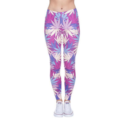 

Women 3D Digital Print Leggings Pencil Pants Elastic Waist Yoga Trousers