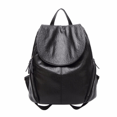 

Women Vintage Backpacks High Quality PU Leather Backpack for Teenage Girls Casual Female School Shoulder Bags Womens Daypack