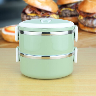 

Sanqia leakproof 304 Stainless Steel lunch Box Portable Picnic Food Container bento tiffin box thermal storage box
