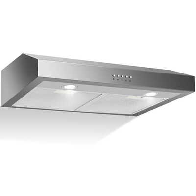 

69W 30" Under Cabinet Kitchen Range Hood with Stainless Steel