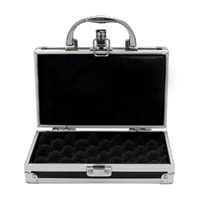 

Aluminium Alloy Carrying Case Permanent Supplies Storage Box With Lock For Rotary Coil Machine