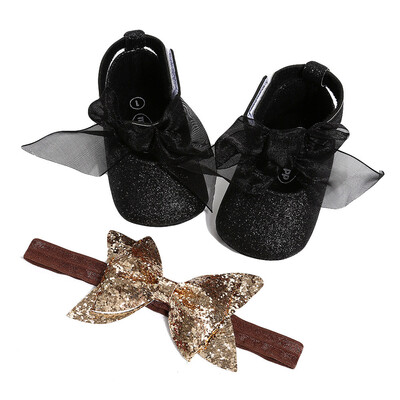 

Baby Hairband Girl Shoe Casual Shoes Sneaker Anti-slip Soft Sole Toddler Shoes