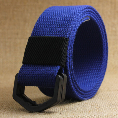 

High quality Mens & Womens Belt Anti Allergy Canvas Waistband D-ring Casual Webbing belts Jeans Fashion Unisex Waist Belt