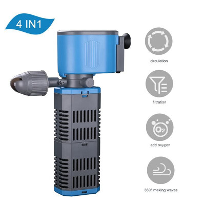 

42W 4-in-1 Aquarium Filter Aquarium Water Pump Filter Aquarium Air Pump Fish Tank Pump Wave Maker