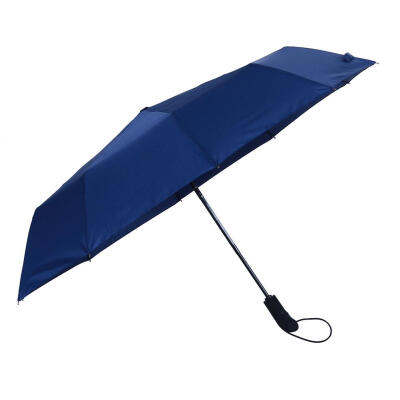 

Business Solid 3 Folding Automatic Umbrella 10 Ribs Sunny Rainy Big Parasol