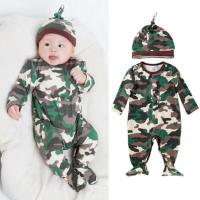 

2019 Newborn Kid Baby Boy Clothes Jumpsuit Romper Bodysuit Playsuit Outfits