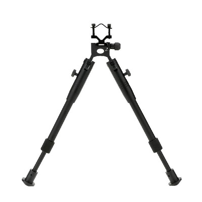 

8"-10" Adjustable Retractable Universal Hunting Bipod Mount Barrel Tube Rail Adapter