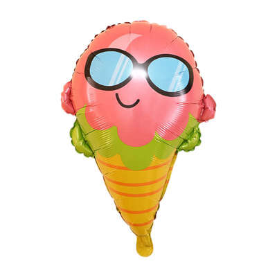 

New Hot 1pcs Watermelon Pineapple Ice-cream Fruit Shapes Foil Balloon Summer Birthday Party Supplies Balloons