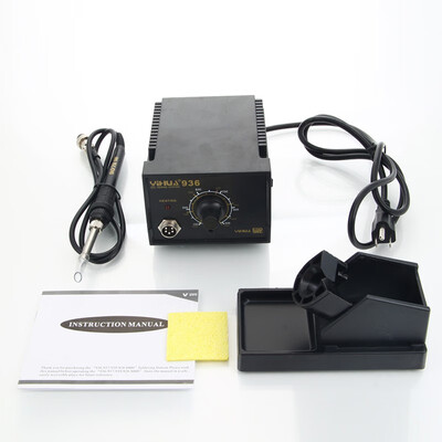 

2 in 1 110V 45W YiHua 936 ESD Rework Electric Soldering Station Desoldering Solder Iron Stand Tool Solder Welding Kit