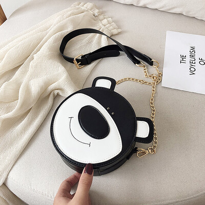 

Summer new bag female 2019 new Korean version of the fashion small fresh&lovely wild chain shoulder slung small round bag