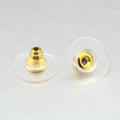 

Iron Ear Nuts with Plastic Golden 11x65mm Hole 1mm