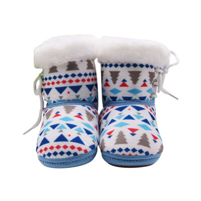 

Children Winter Warm Baby Kids Boots Slip On Bootie Infant Toddler Girls Boys Soft Bottom Prewalker Shoes