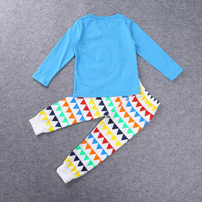 

Newborn Kids Baby Girls Boys Outfit Long Sleeve T-ShirtPrint Pants Clothes Set