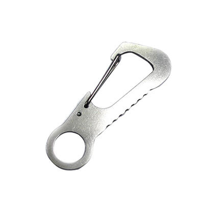

Outdoor Climbing Carabiner D Carabiner Bottle Opener Keychain EDC Tools