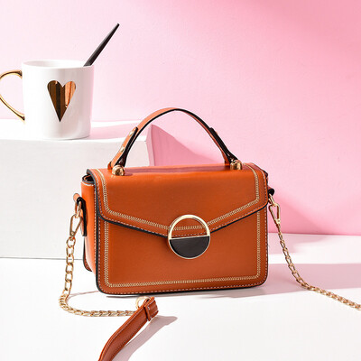 

Bag 2019 new wave Korean fashion handbags simple small bag cool tide wild shoulder bag ladies Messenger bag