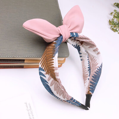 

Baby GirlsRabbit Ears Design Headband Print Headwear Apparel Photography Prop Party Gift