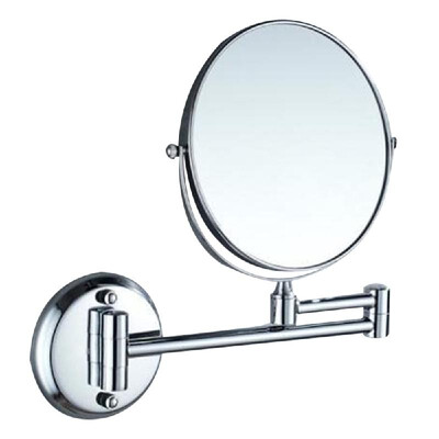 

Makeup Mirror Wall Mounted 3X Magnifying Make up Mirror Adjustable Foldable Swivel Dual Sides Mirror for Bathroom Barbershop Washr