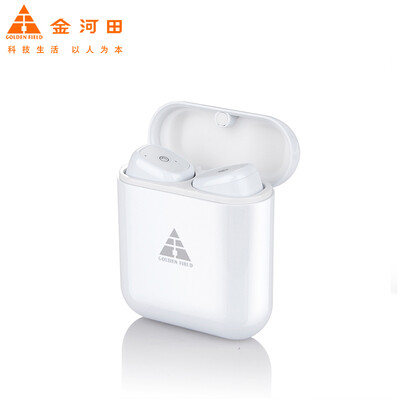 

Golden field X18 true wireless Bluetooth headset tws binaural sports music headset bilateral stereo call air Iphone Android universal white