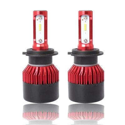 

H7 S2-TX-R Enhanced Edition PRO 2PCS Led Cob LED Chip Car Headlamp 36W 6500K White Light 8000LM Car Bulb Fog Light Red