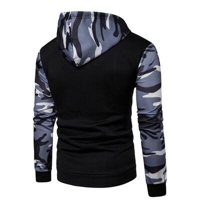 

Fashion Mens Camo Military Sweatshirts Tops Hoodie Casual Coat Jacket Sweater
