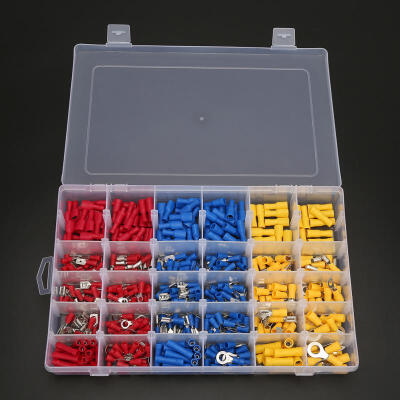 

Greensen 480Pcs Assorted Crimp Terminals Set Cold Pressed Insulated Terminal Wiring Connector