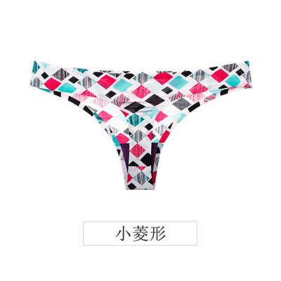 

Seamless cotton underwear&underpants with leopard print T-shaped pants free of freight