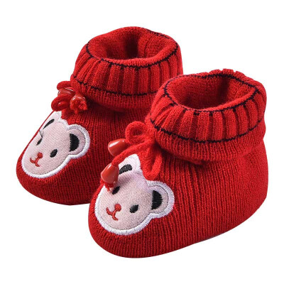 

Toddler Baby First Walker Cute Animals Anti-Slip High Ankle Baby Shoes High Quality Comfortable for Boys&Girls Autumn&Winter