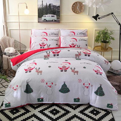 

Comforter Duvet Cover Set Merry Christmas Gift Bedding Set Bedclothes Cover Pillowcase